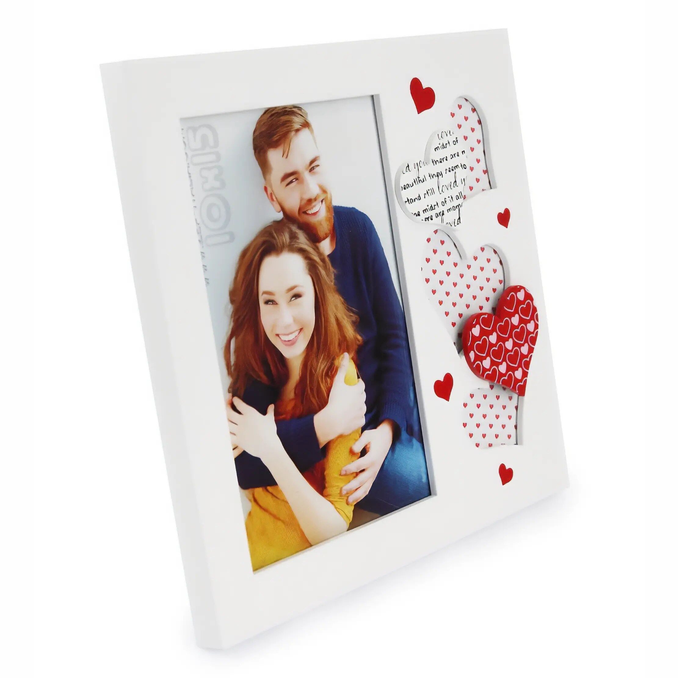 Rámik na fotku ARISA 10x15 so srdiečkami – Obrázok 3