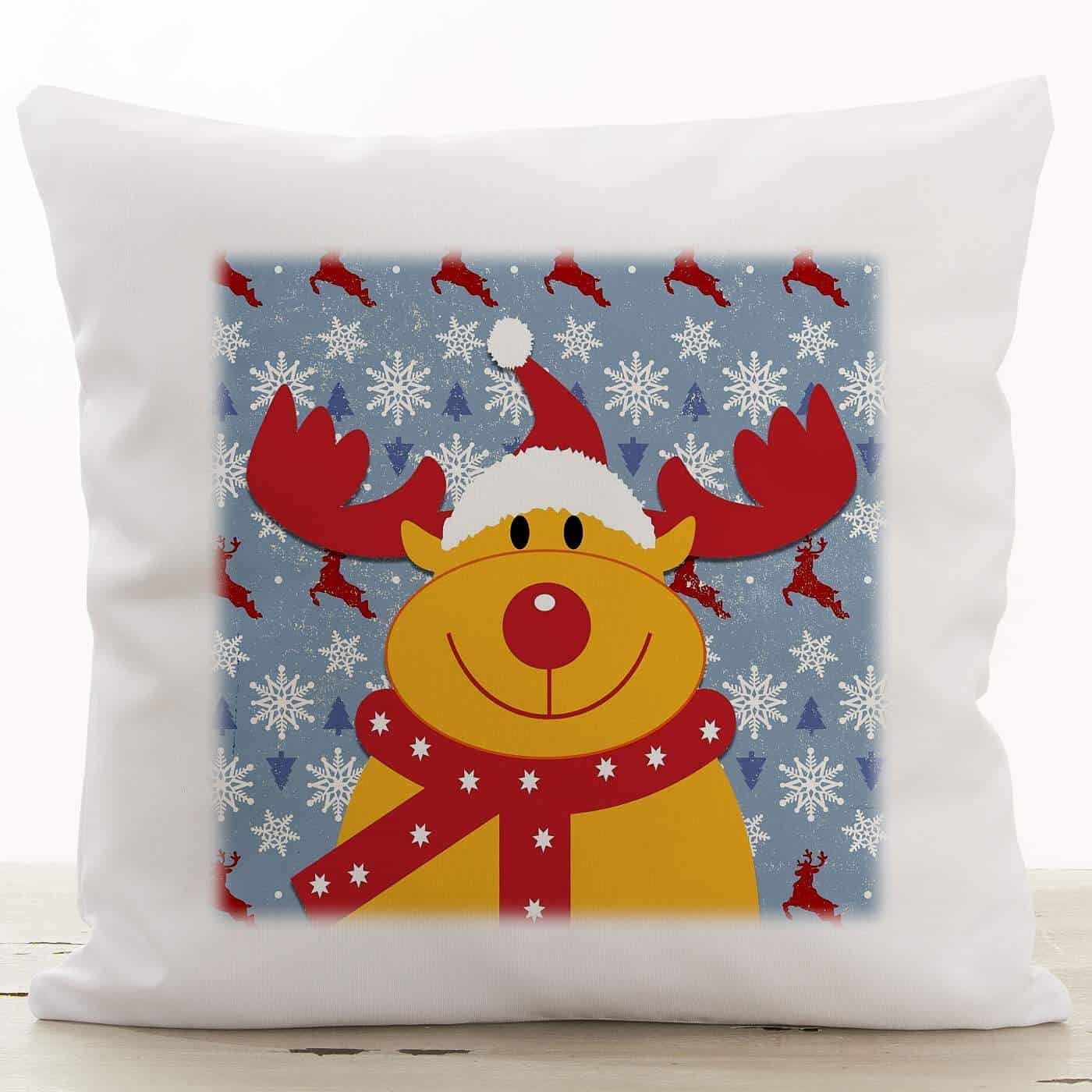 Vankúš vianoce sob | biely Gabardén