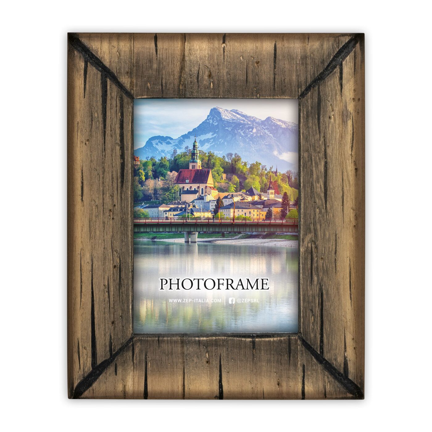 Drevený fotorámik Hallstatt 13x18 cm