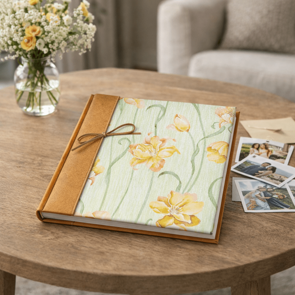 Fotoalbum JARDIM ORANGE - fotorožkový 32x32 – Obrázok 5