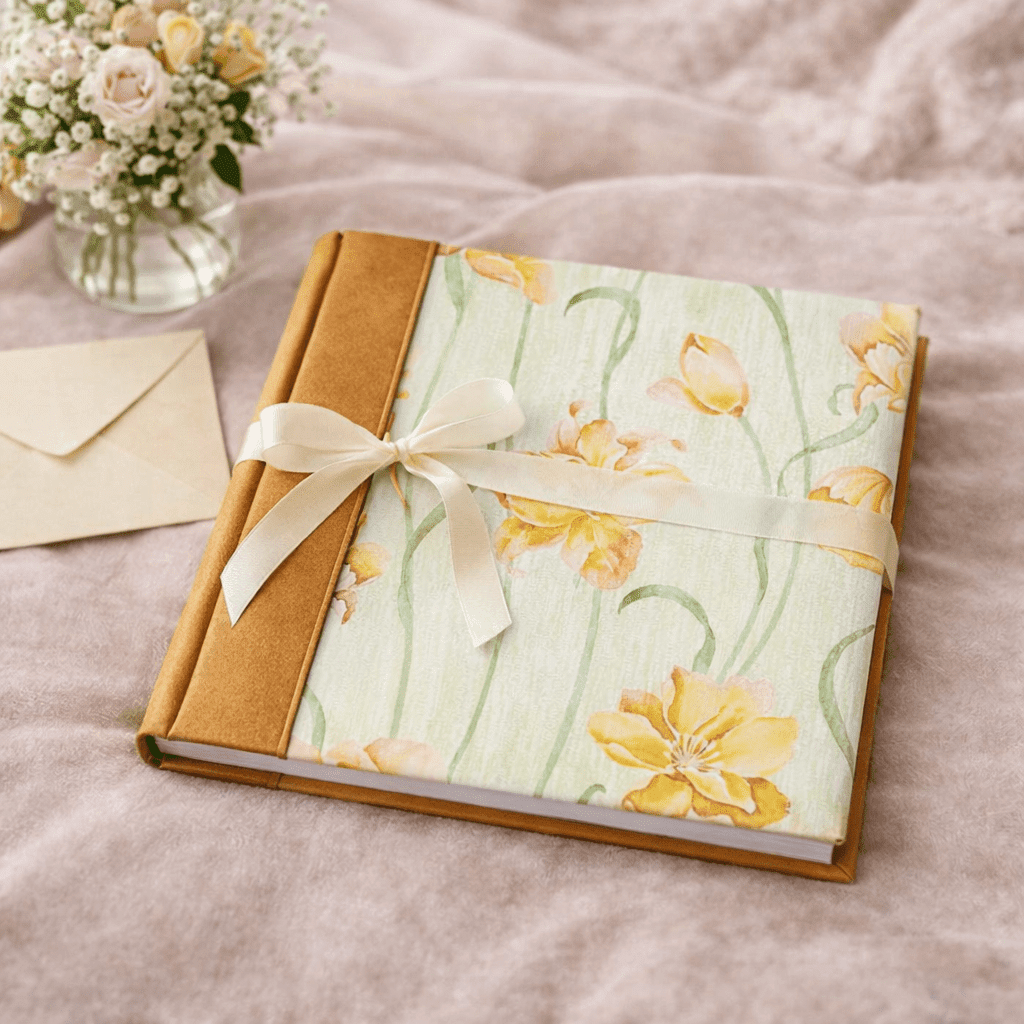 Fotoalbum JARDIM ORANGE - fotorožkový 32x32 – Obrázok 4