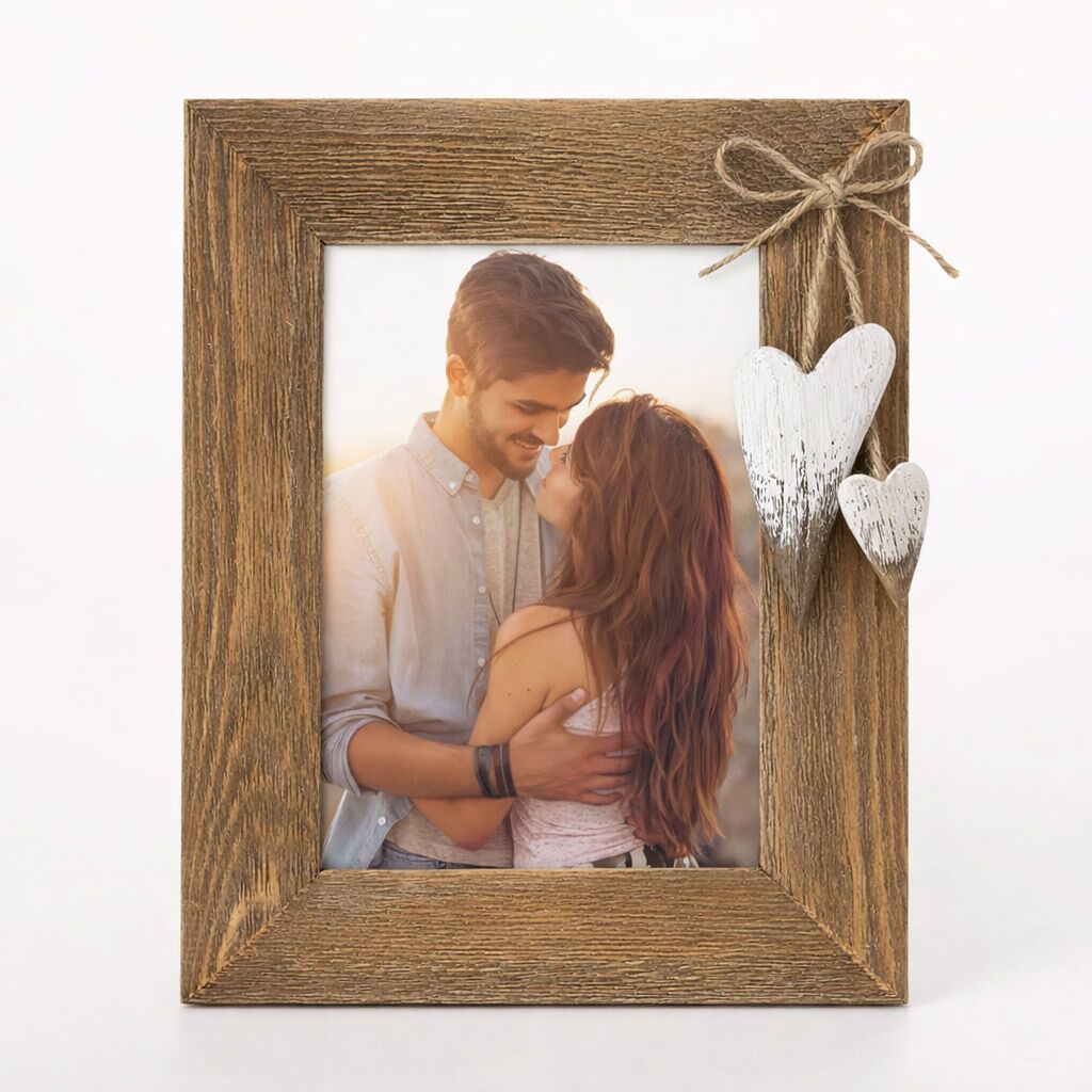 Drevený fotorámik LILLE BROWN 13x18